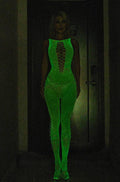 Glow in The Dark See Through Fishnet Bodystocking YGLTY - SWEETKAMA