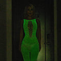 Glow in The Dark See Through Fishnet Bodystocking YGLTY - SWEETKAMA