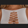 Glow in The Dark See Through Fishnet Bodystocking YGLTY - SWEETKAMA