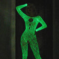 Glow in The Dark See Through Fishnet Bodystocking YGLTY - SWEETKAMA