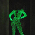 Glow in The Dark See Through Fishnet Bodystocking YGLTY - SWEETKAMA