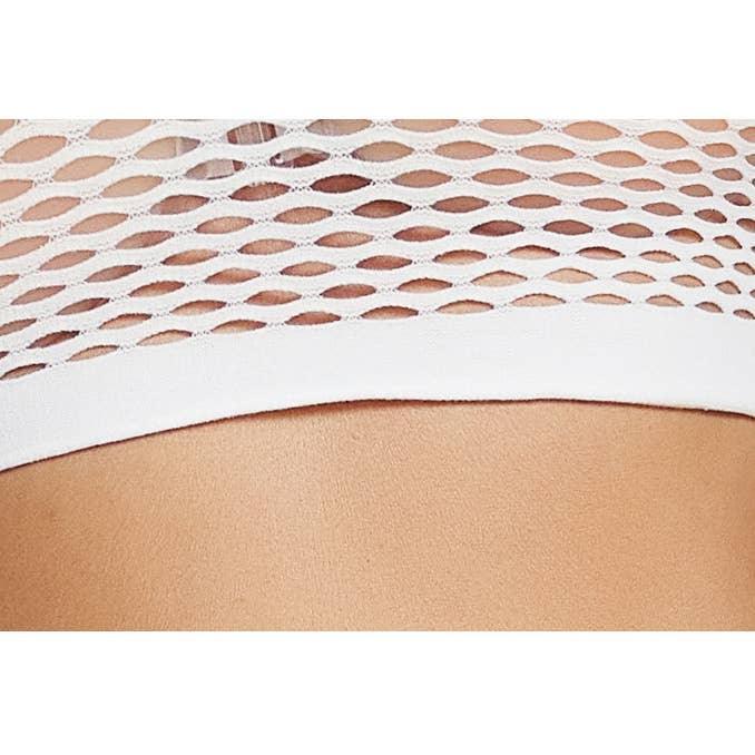 Glow in The Dark Sexy See Through Fishnet Bodystocking YGLTY - SWEETKAMA