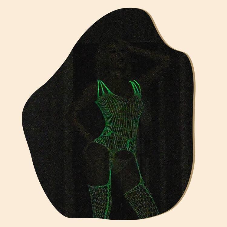 Glow in The Dark Sexy See Through Fishnet Bodystocking YGWW-1 - SWEETKAMA