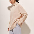 Half High Collar Solid Color Loose Sweater MY0048 - SWEETKAMA