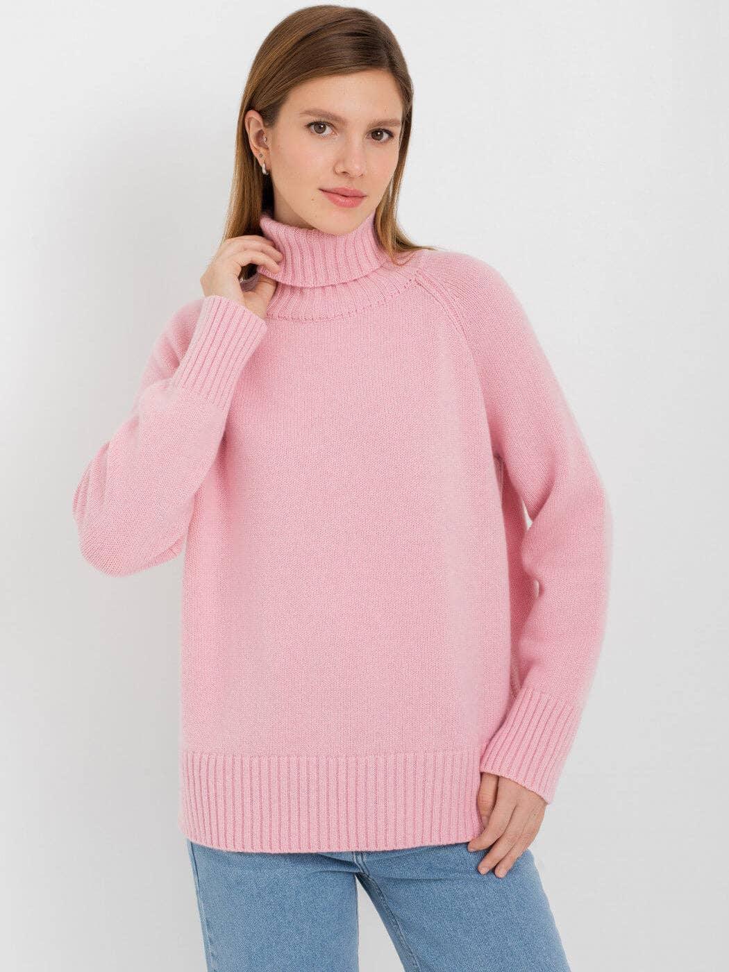 Half High Collar Solid Color Loose Sweater MY0048 - SWEETKAMA