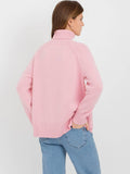 Half High Collar Solid Color Loose Sweater MY0048 - SWEETKAMA