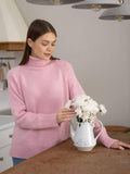 Half High Collar Solid Color Loose Sweater MY0048 - SWEETKAMA