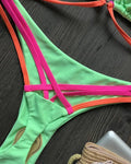 Halter Micro Thong Triangle Bikini Set 9210 - SWEETKAMA