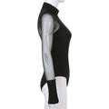High Collar See Through Solid Color Sex Bodysuit 43741638919 - SWEETKAMA