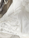 Hollow Mesh Perspective Lace Chemise HF-4166 - SWEETKAMA