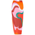 Inregular Print One Piece Swimwear with Cover Y168 - SWEETKAMA