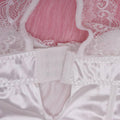 Lace Patchwork Chest Wrap Chemise Set LS1892 - SWEETKAMA