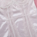 Lace Patchwork Chest Wrap Chemise Set LS1892 - SWEETKAMA