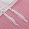 Lace Patchwork Chest Wrap Chemise Set LS1892 - SWEETKAMA