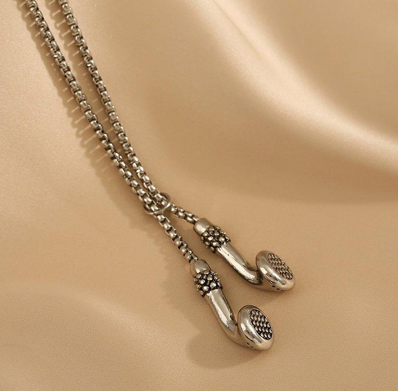 Ladeis Vintage Headset Free Length Necklace SKAJ018 - SWEETKAMA