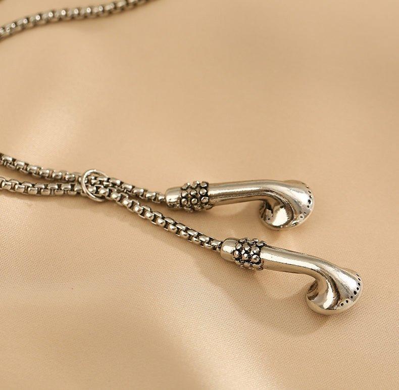 Ladeis Vintage Headset Free Length Necklace SKAJ018 - SWEETKAMA