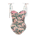 Ladies 3-Piece Floral Print Bikini Swimsuits with Cover Up Y129 - SWEETKAMA