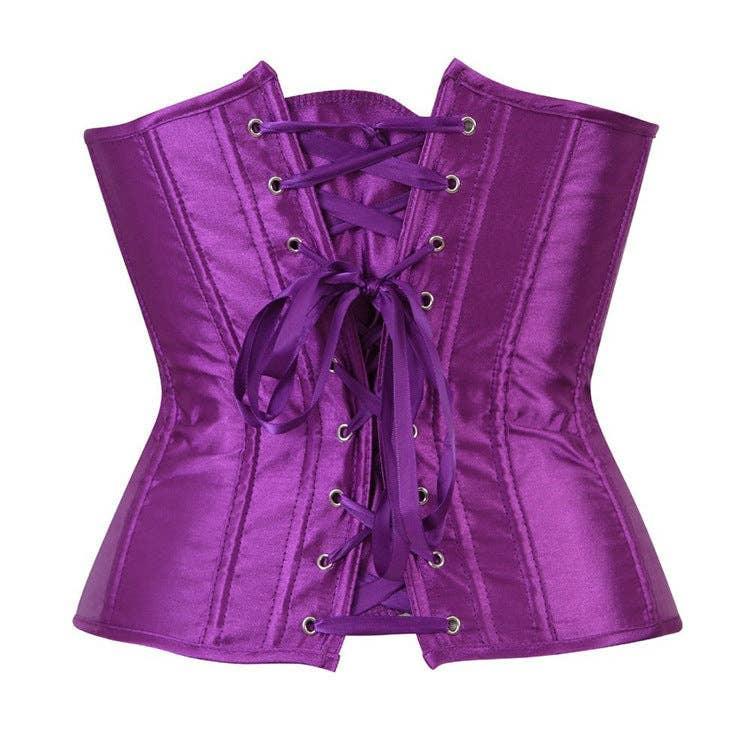 Ladies Back String Tie Vintage Shapwear Corset Top 120-1 - SWEETKAMA