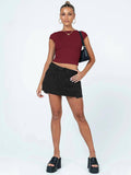 Ladies Backless Solid Color Daily Crop Top ESVJ - SWEETKAMA