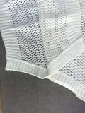 Ladies Bat Sleeves Hollow Out Knit Blouse 22065 - SWEETKAMA
