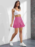 Ladies Bowknot Solid Color Daily Ruffled Short GKDG - SWEETKAMA