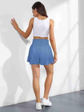 Ladies Bowknot Solid Color Daily Ruffled Short GKDG - SWEETKAMA