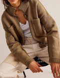 Ladies Button Front Dropped Shoulder Cardigan SKT529 - SWEETKAMA