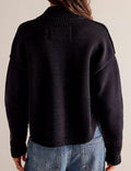Ladies Button Front Dropped Shoulder Cardigan SKT529 - SWEETKAMA