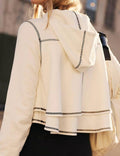 Ladies Casual Cropped Sweatshirt Hoodie SKT384 - SWEETKAMA