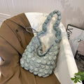 Ladies Cloud Bag Puffer Looking Lightweight Handbag SKAB013 - SWEETKAMA
