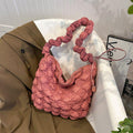 Ladies Cloud Bag Puffer Looking Lightweight Handbag SKAB013 - SWEETKAMA