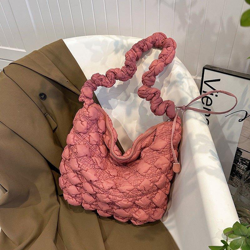 Ladies Cloud Bag Puffer Looking Lightweight Handbag SKAB013 - SWEETKAMA