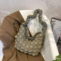 Ladies Cloud Bag Puffer Looking Lightweight Handbag SKAB013 - SWEETKAMA