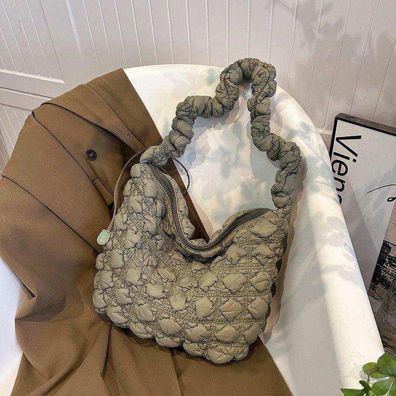 Ladies Cloud Bag Puffer Looking Lightweight Handbag SKAB013 - SWEETKAMA