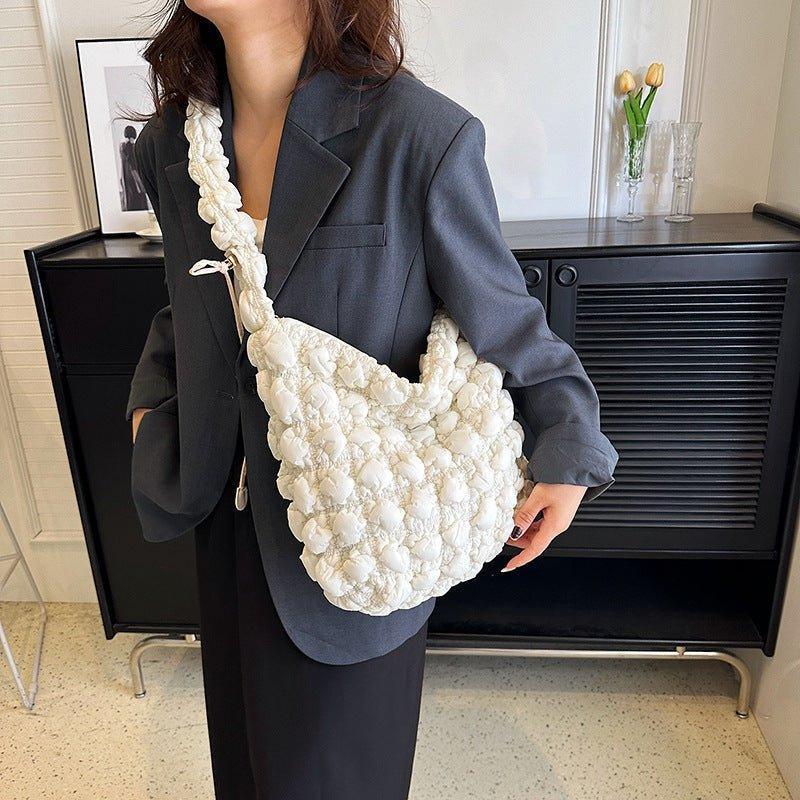 Ladies Cloud Bag Puffer Looking Lightweight Handbag SKAB013 - SWEETKAMA