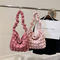 Ladies Cloud Bag Puffer Looking Lightweight Handbag SKAB013 - SWEETKAMA