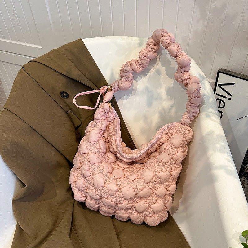 Ladies Cloud Bag Puffer Looking Lightweight Handbag SKAB013 - SWEETKAMA