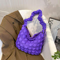 Ladies Cloud Bag Puffer Looking Lightweight Handbag SKAB013 - SWEETKAMA