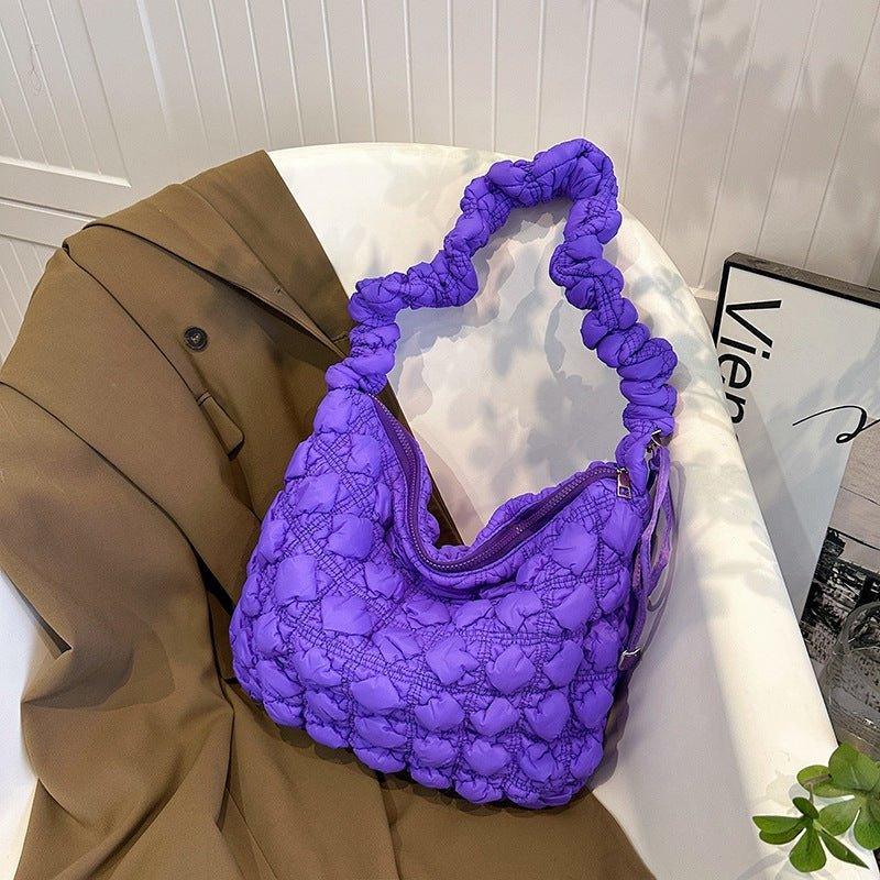 Ladies Cloud Bag Puffer Looking Lightweight Handbag SKAB013 - SWEETKAMA