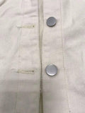 Ladies Denim Pockets Lapel Metal Loose Shirt 32131 - SWEETKAMA
