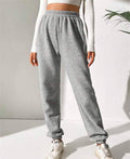 Ladies Elastic Waist Jogger Pants Sweatpants 1009 - SWEETKAMA