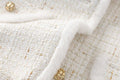 Ladies Elegant Velvet Woolen Blazer 12003 - SWEETKAMA