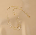 Ladies Elegant White Beads Necklace SKAJ021 - SWEETKAMA