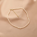 Ladies Fake Pearl Beads Circle Disc Pendent Necklace Set SKAJ010 - SWEETKAMA