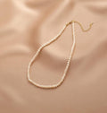 Ladies Fake Pearl Beads Circle Disc Pendent Necklace Set SKAJ010 - SWEETKAMA