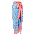 Ladies Floral Reversible One Piece Swimwear with Cover Y18 - SWEETKAMA