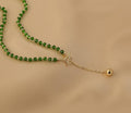 Ladies Golden Balls Necklace SKAJ040 - SWEETKAMA