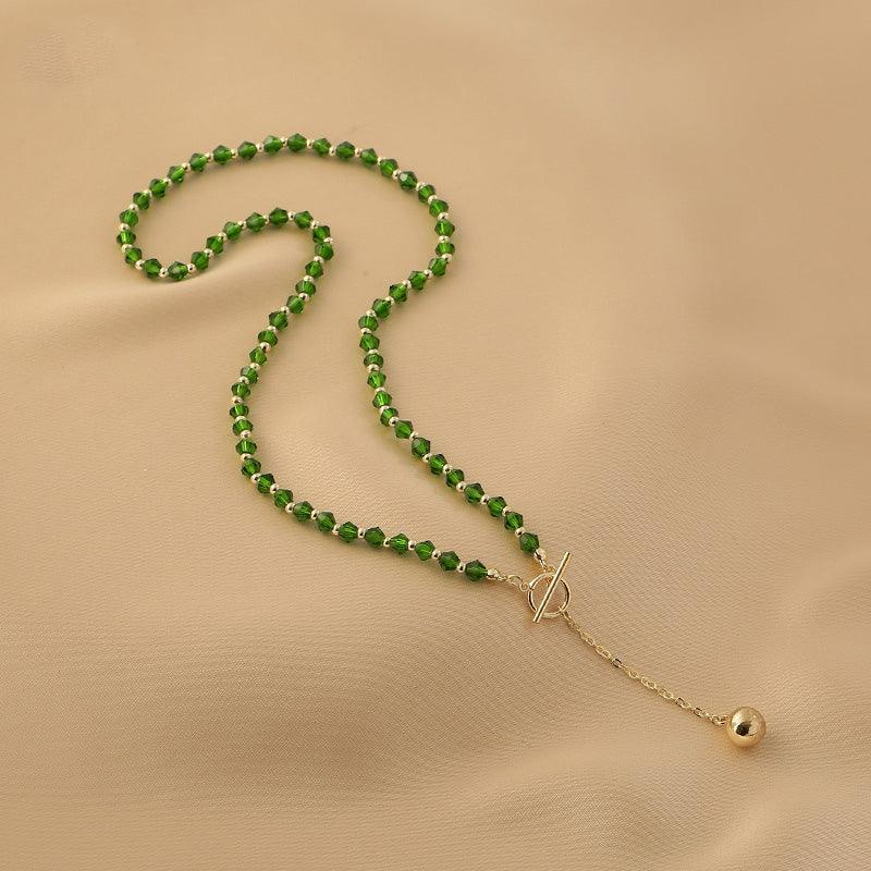 Ladies Golden Balls Necklace SKAJ040 - SWEETKAMA