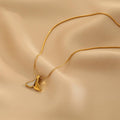 Ladies Golden Fishtail Necklace SKAJ036 - SWEETKAMA