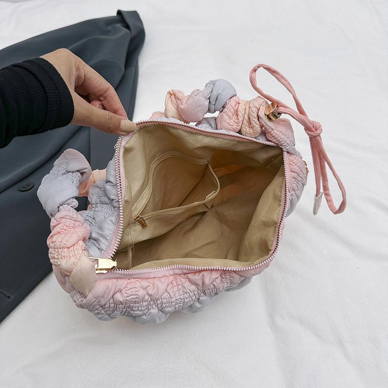 Ladies Gradient Cloud Bag Puffer Looking Handbag SKAB016 - SWEETKAMA